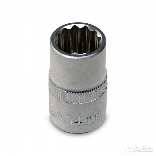 Головка торцевая 12-гранная 1/2''DR (14 мм) AVS H2