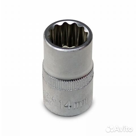 Головка торцевая 12-гранная 1/2''DR (14 мм) AVS H2