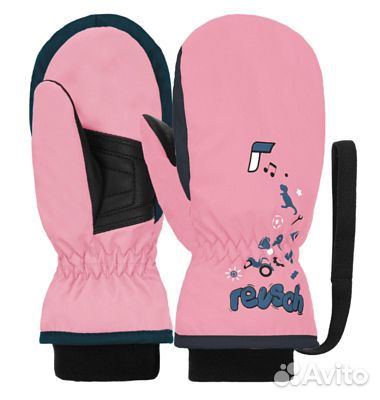 II) Варежки детские reusch Kids Mitten Light Ros