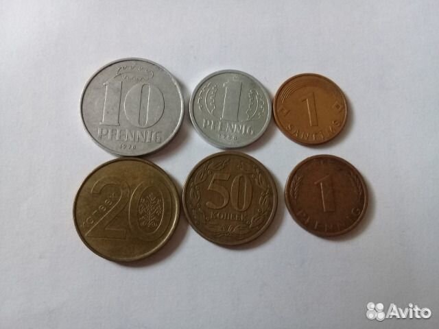 Монеты иностранные-список