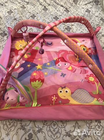 Развивающий детский коврик tiny love принцесса