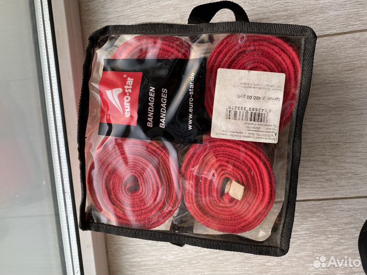 Бинты флис стан для лошади белые и розовые