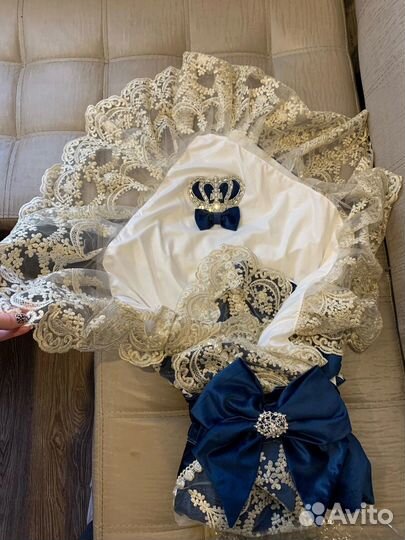 Конверт на выписку для мальчика осень