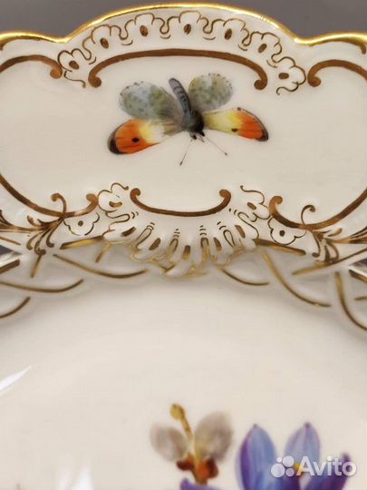 Антикварное блюдо Meissen 1947-1973