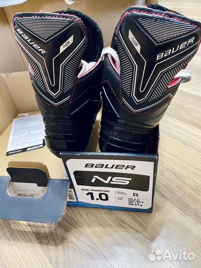 Хоккейные коньки bauer размер R 1.0