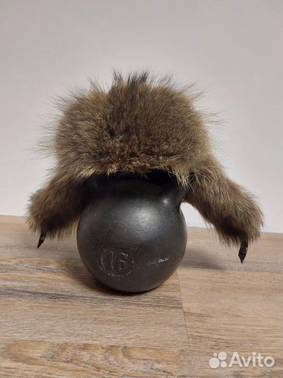 Шапка ушанка с натуральным мехом