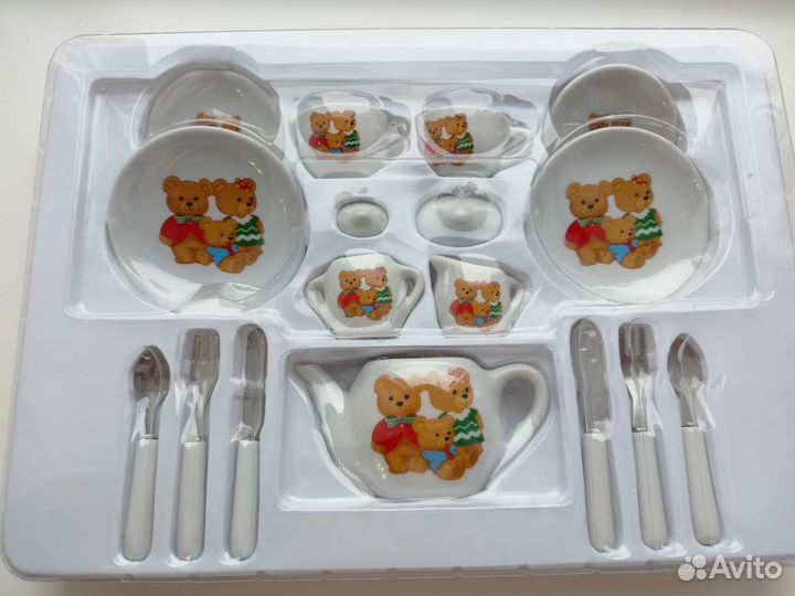 Чайный набор детский керамический