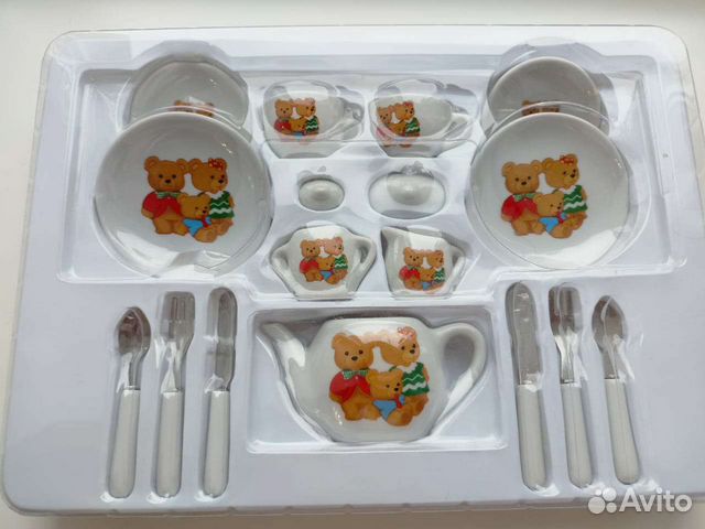 Чайный набор детский керамический