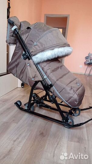 Детские санки коляска