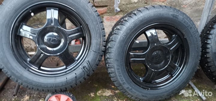 Литые диски r14 на ваз с зимней резиной
