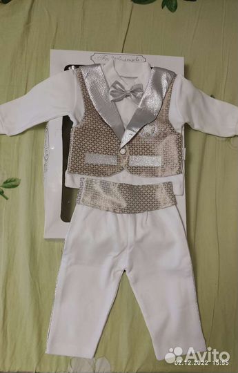 Костюм, комплект на выписку для мальчика