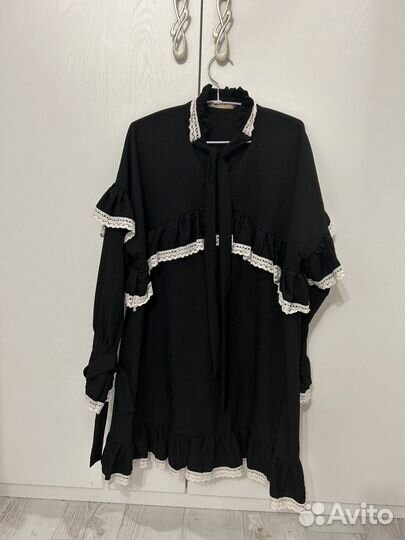 Платье черное S