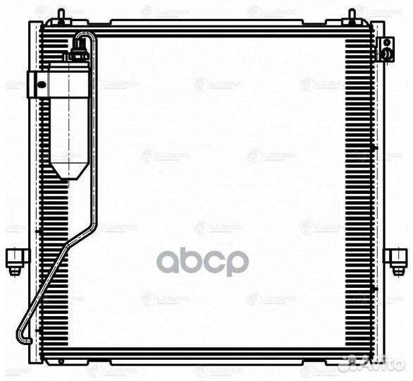 Радиатор кондиционера для а/м Mitsubishi Pajero