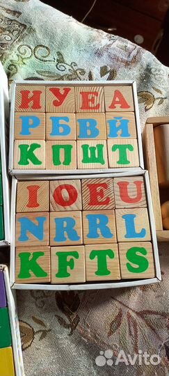 Кубики деревянныеТомик и другие