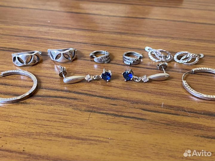 Серебряные серьги 925 пр