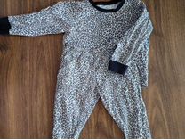 Детская пижама леопардовая, 86, 98