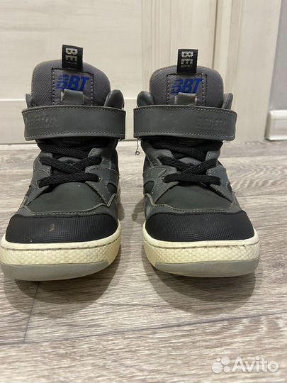 Ботинки для мальчика кожаные демисезон