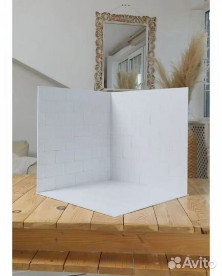 Фотофон угловой 30х30 см Без бликовый