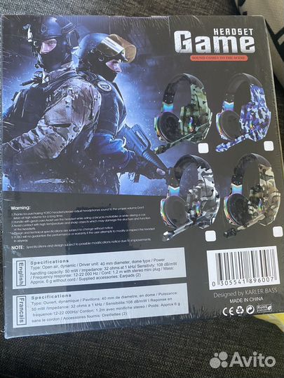 Гарнитура Game k9600