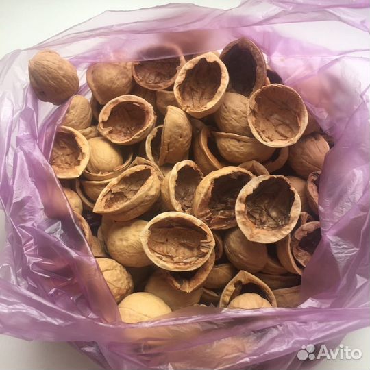 Скорлупа грецкого ореха, половинки 0,45-0,5кг