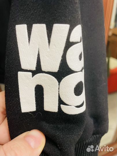 Худи Wang теплое с начесом оверсайз L