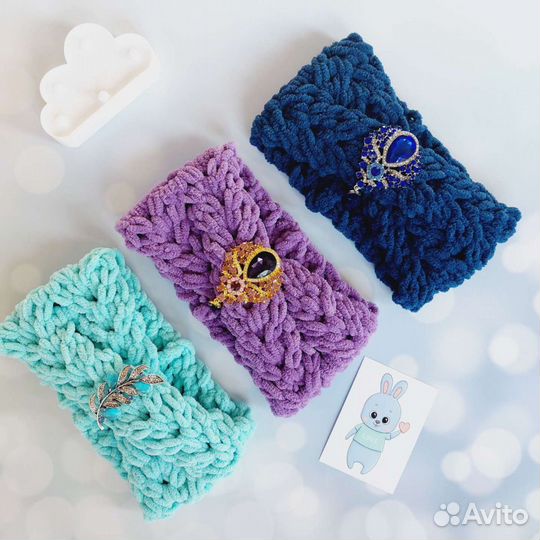 Повязка на голову женская