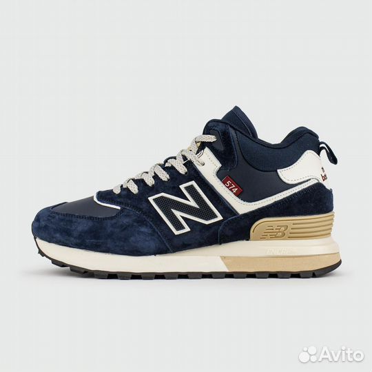 Кроссовки New Balance 574 Mid Blue / White
