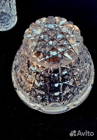 Бронь.Винтажный набор вазы хрусталь СССР