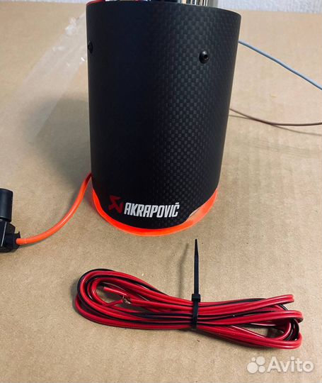 Насадка на глушитель Akrapovic с подсветкой