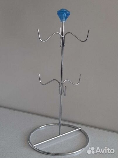 Подставка сушилка для кружек, металл, бу