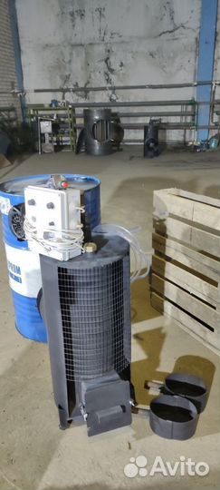 Закрытая печь на отработке