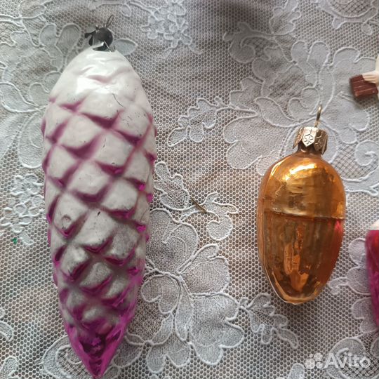 Ёлочные игрушки старые