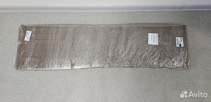 Защитная сетка радиатора черная алюминий 1000x250