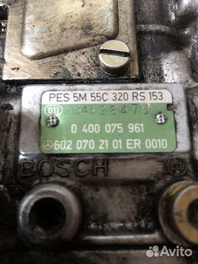 Насос тнвд Mercedes-benz ом602