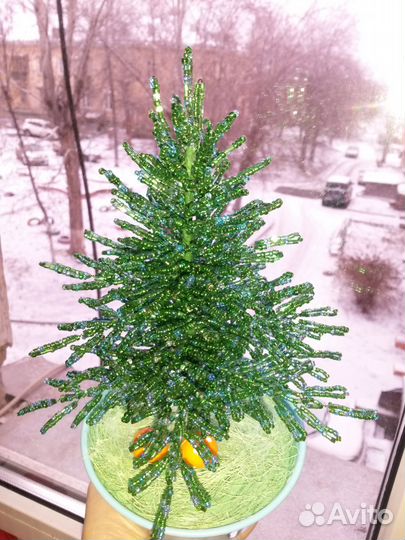 Ёлка из бисера