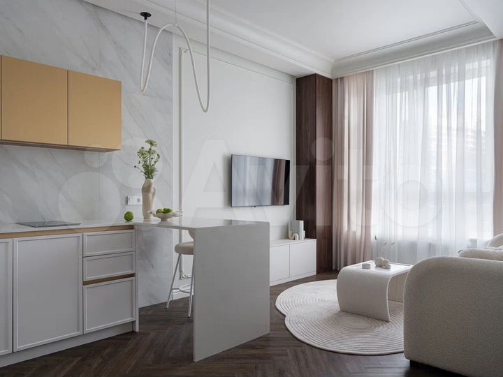 1-к. апартаменты, 36,6 м², 7/24 эт.