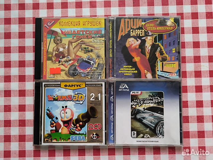 Cd диски с играми и старый cd