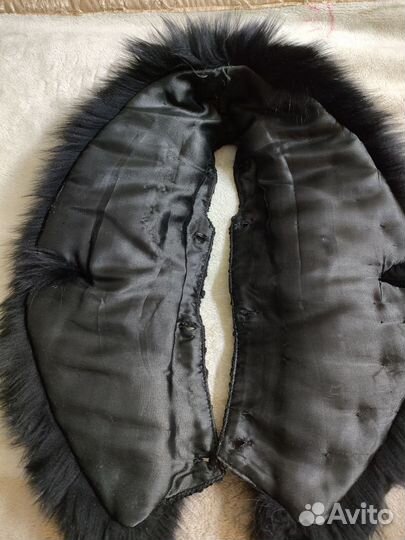 Меховой воротник песец