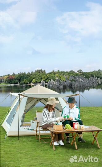 Палатка туристическая. Автомат. 230х230х155 см