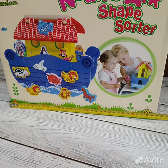 Деревянный сортер Ноев Ковчег, новый