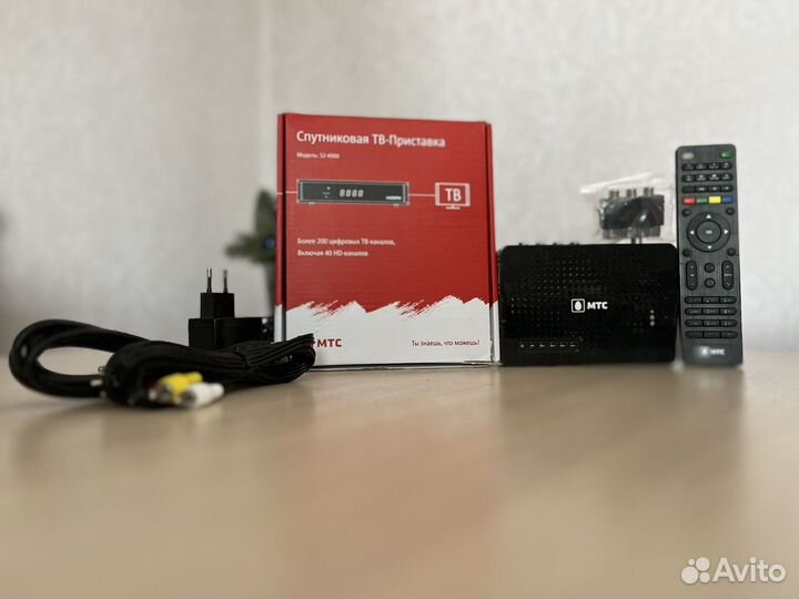 Спутниковая тарелка и рессивер МТС