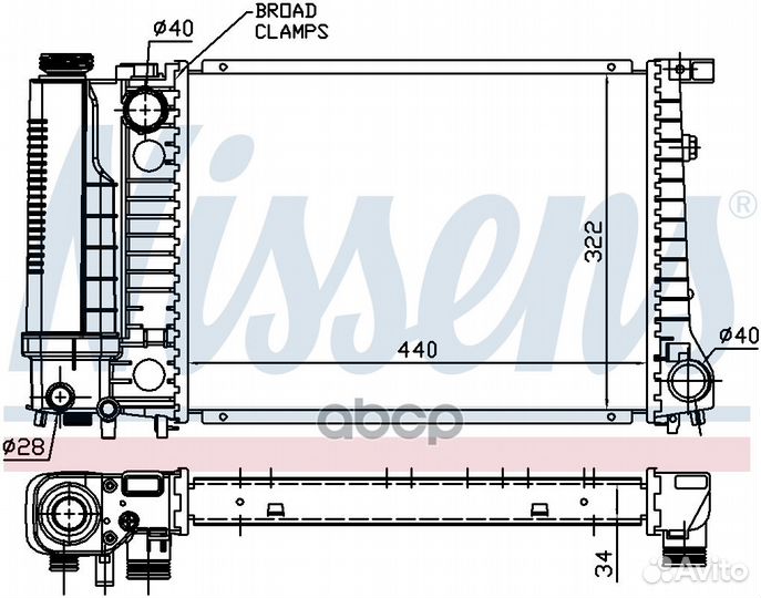 Радиатор системы охлаждения BMW: 3-serie (E30)