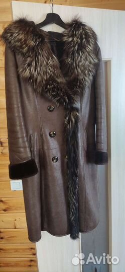 Дубленка натуральная женская 46 48