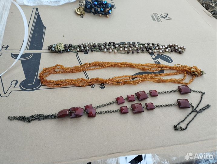 Бусы браслеты бижутерия СССР одним лотом