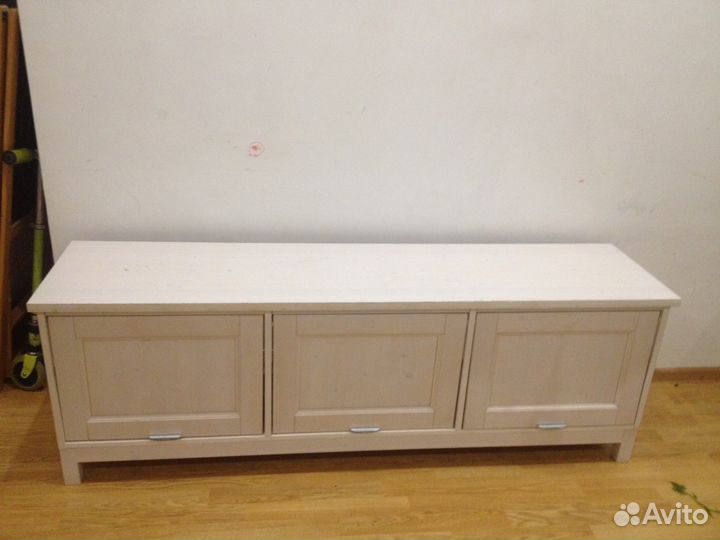 Тумба под тв белая IKEA Granema