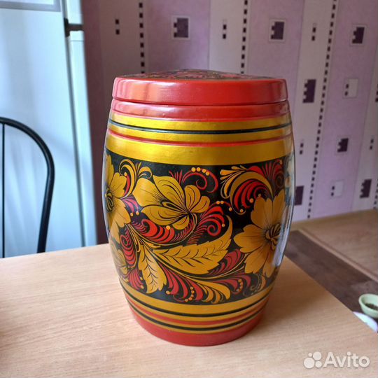 Бочонок хохлома СССР