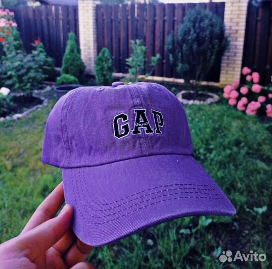 Кепка/Бейсболка мужская/женская gap фиолетовая