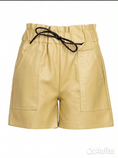 Шорты женские кожзам