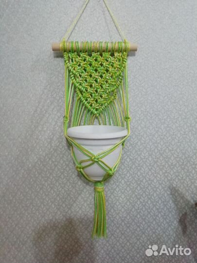 Кашпо макраме
