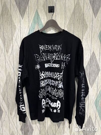 В наличии Balenciaga Metal longsleeve лонгслив